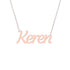 Gold Name Necklace - Keren