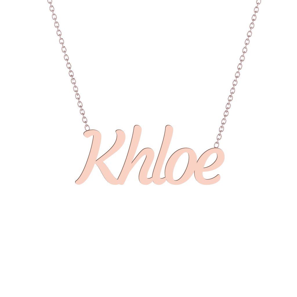 Gold Name Necklace - Khloe