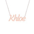 Gold Name Necklace - Khloe