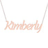 Gold Name Necklace - Kimberly