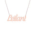 Gold Name Necklace - Leilani