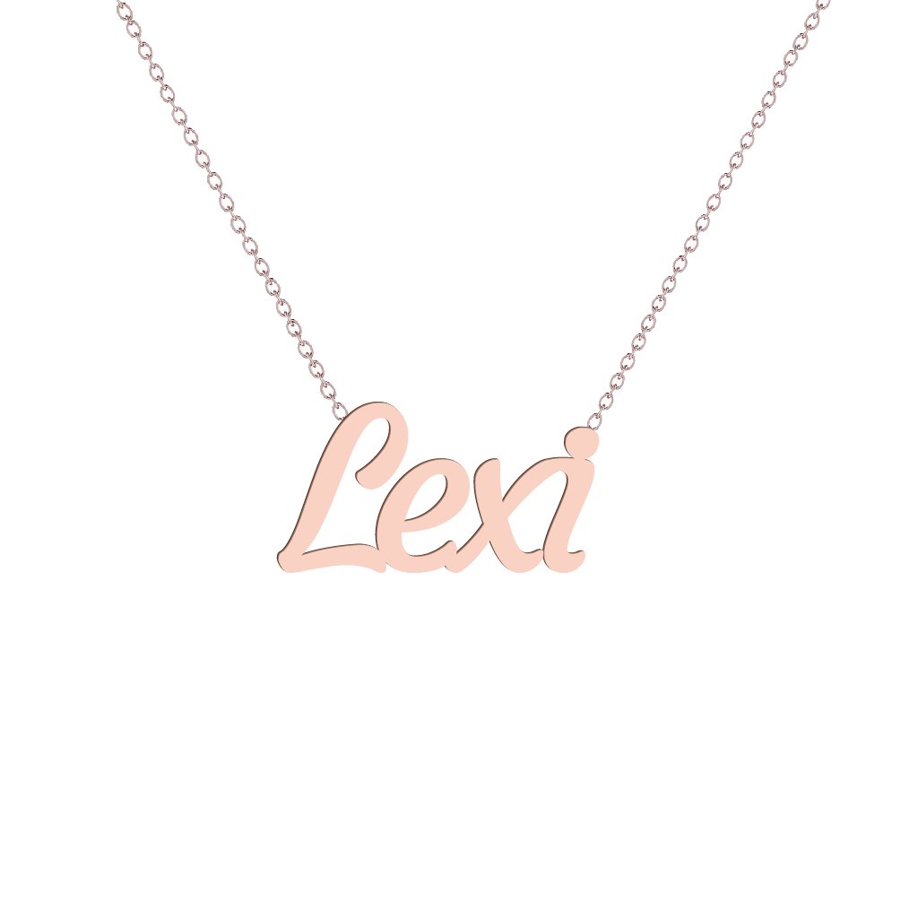 Gold Name Necklace - Lexi