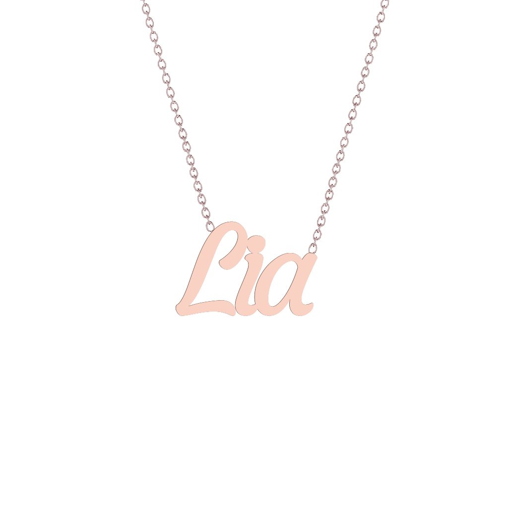 Gold Name Necklace - Lia