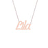 Gold Name Necklace - Lila
