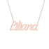 Gold Name Necklace - Liliana