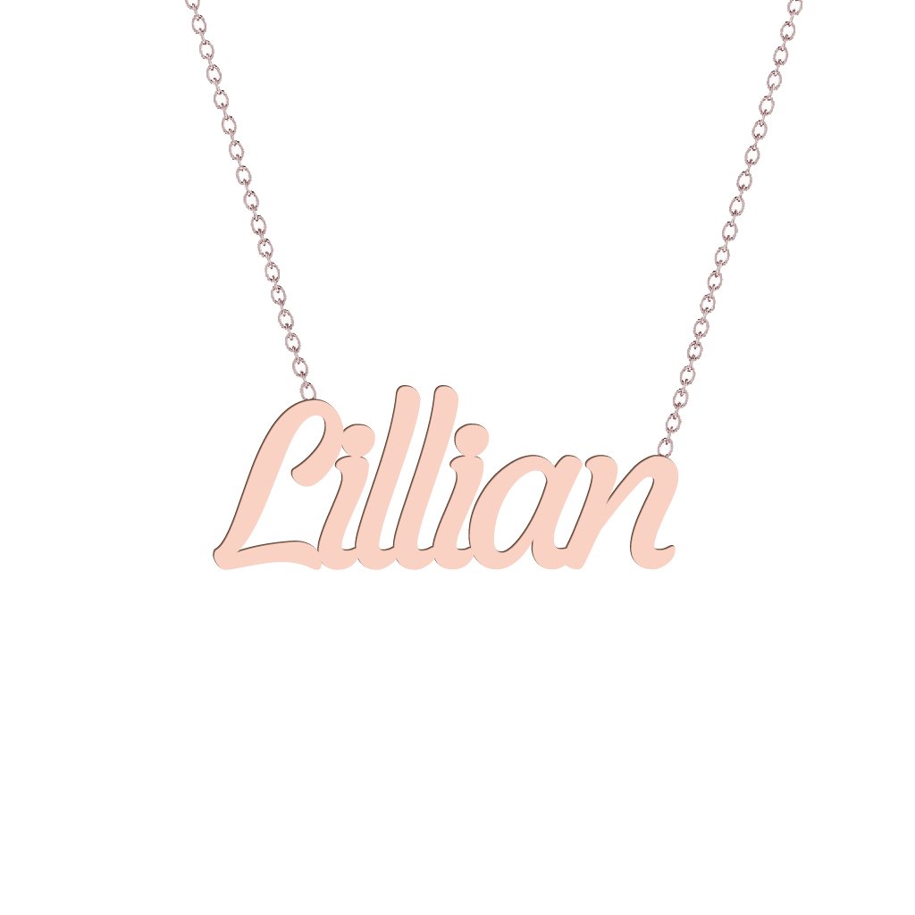 Gold Name Necklace - Lillian