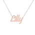 Gold Name Necklace - Lilly