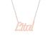 Gold Name Necklace - Lital