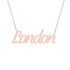 Gold Name Necklace - London