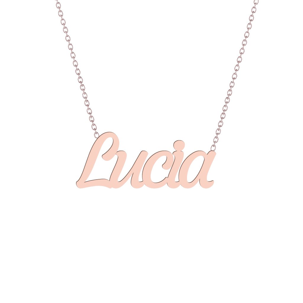 Gold Name Necklace - Lucia