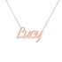 Gold Name Necklace - Lucy
