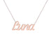Gold Name Necklace - Luna
