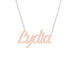 Gold Name Necklace - Lydia