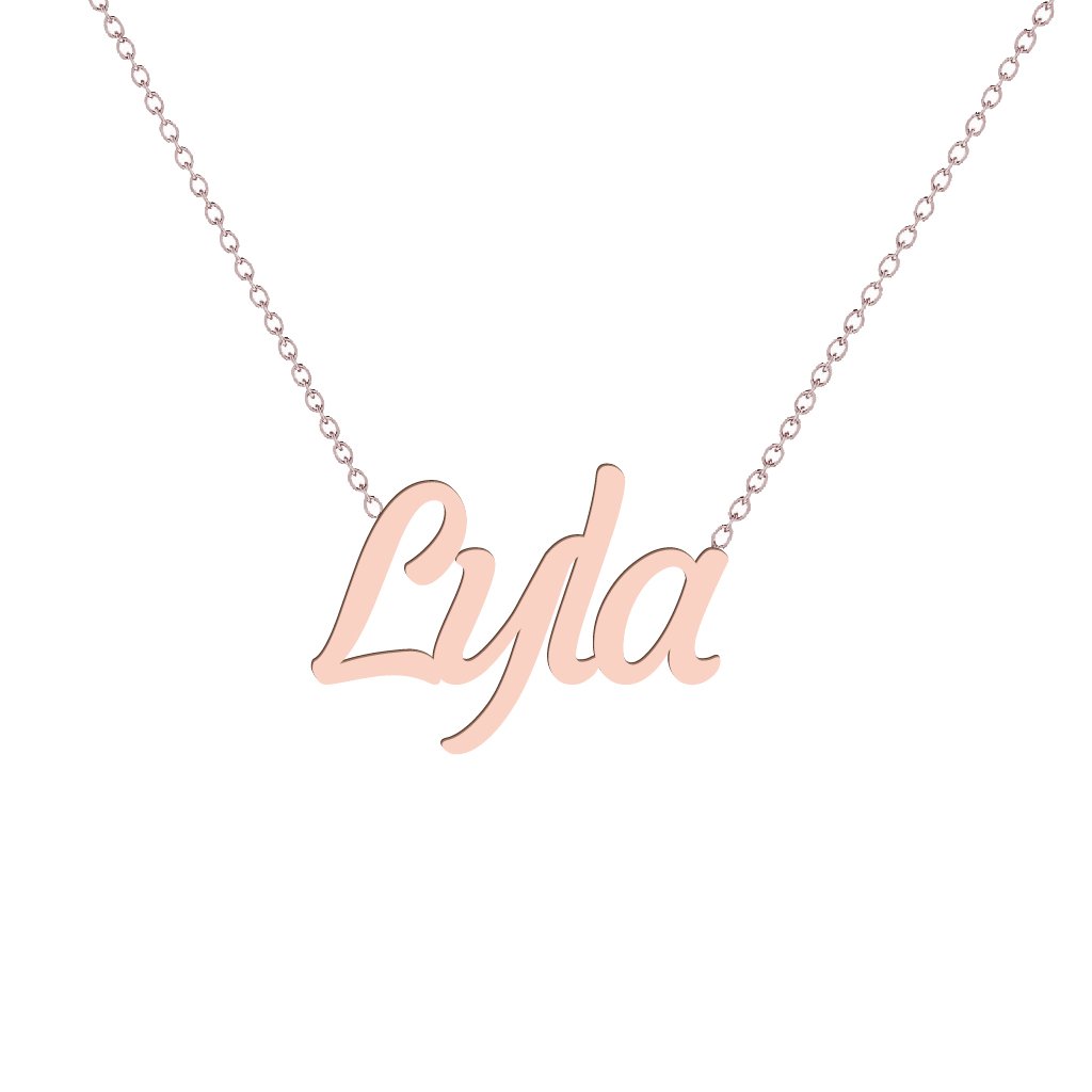 Gold Name Necklace - Lyla