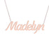 Gold Name Necklace - Madelyn