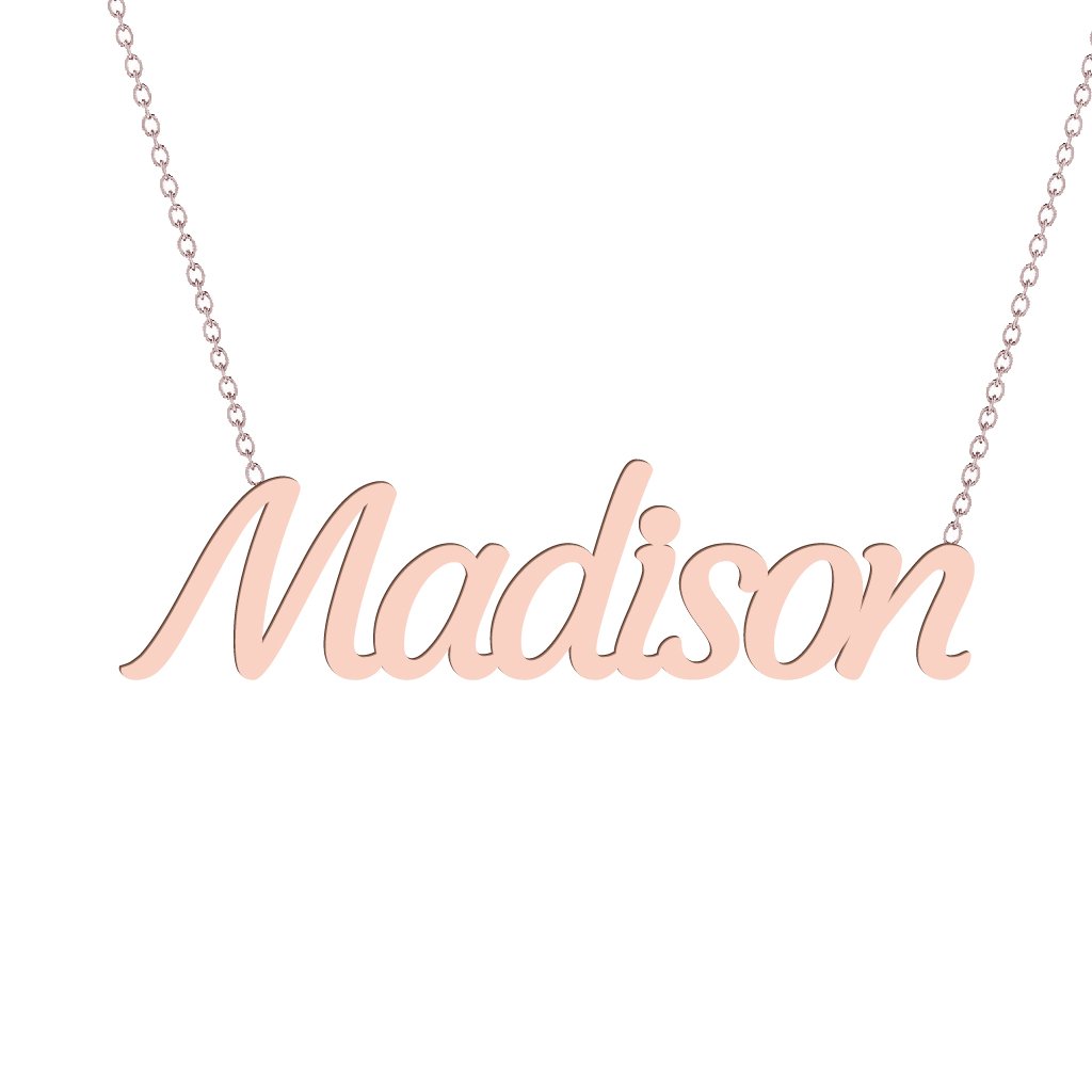 Gold Name Necklace - Madison