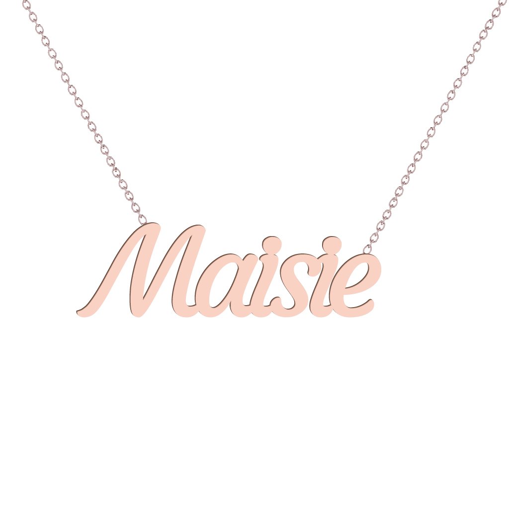 Gold Name Necklace - Maisie