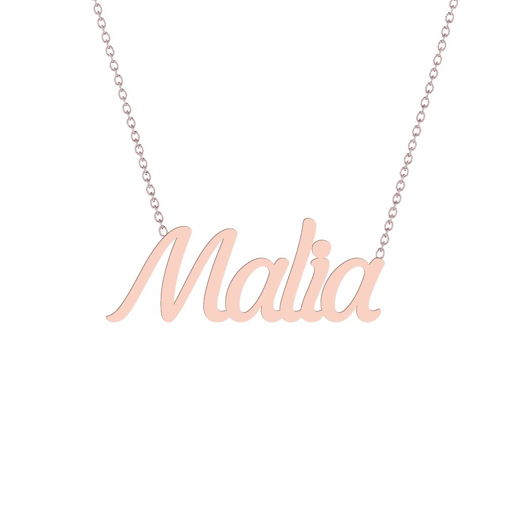 Gold Name Necklace - Malia