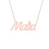 Gold Name Necklace - Malia