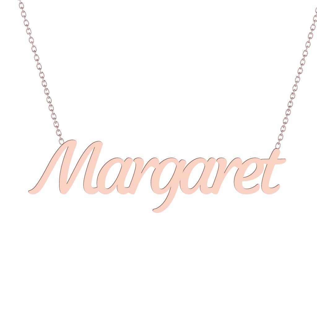 Gold Name Necklace - Margaret