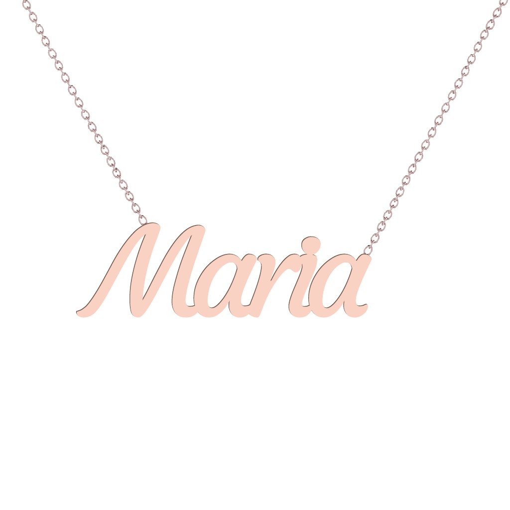 Gold Name Necklace - Maria