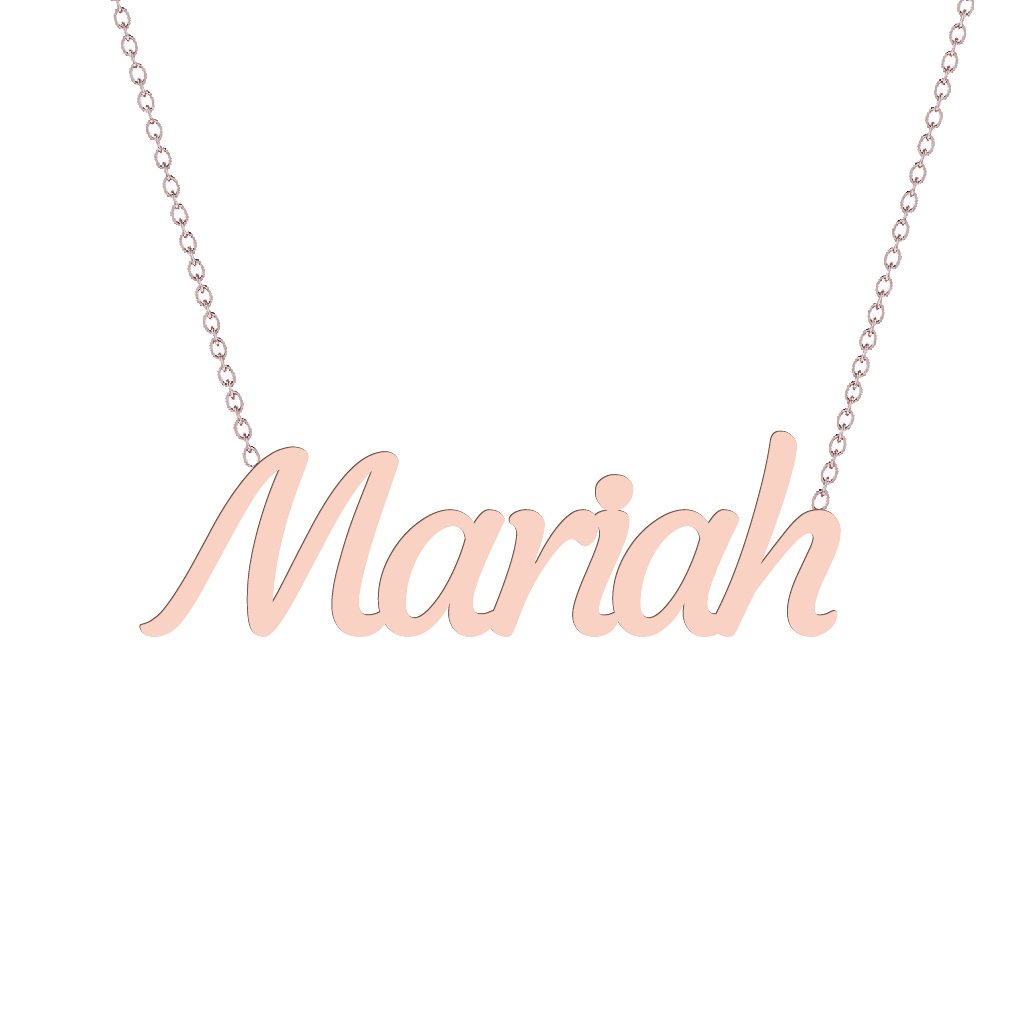 Gold Name Necklace - Mariah