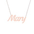 Gold Name Necklace - Mary