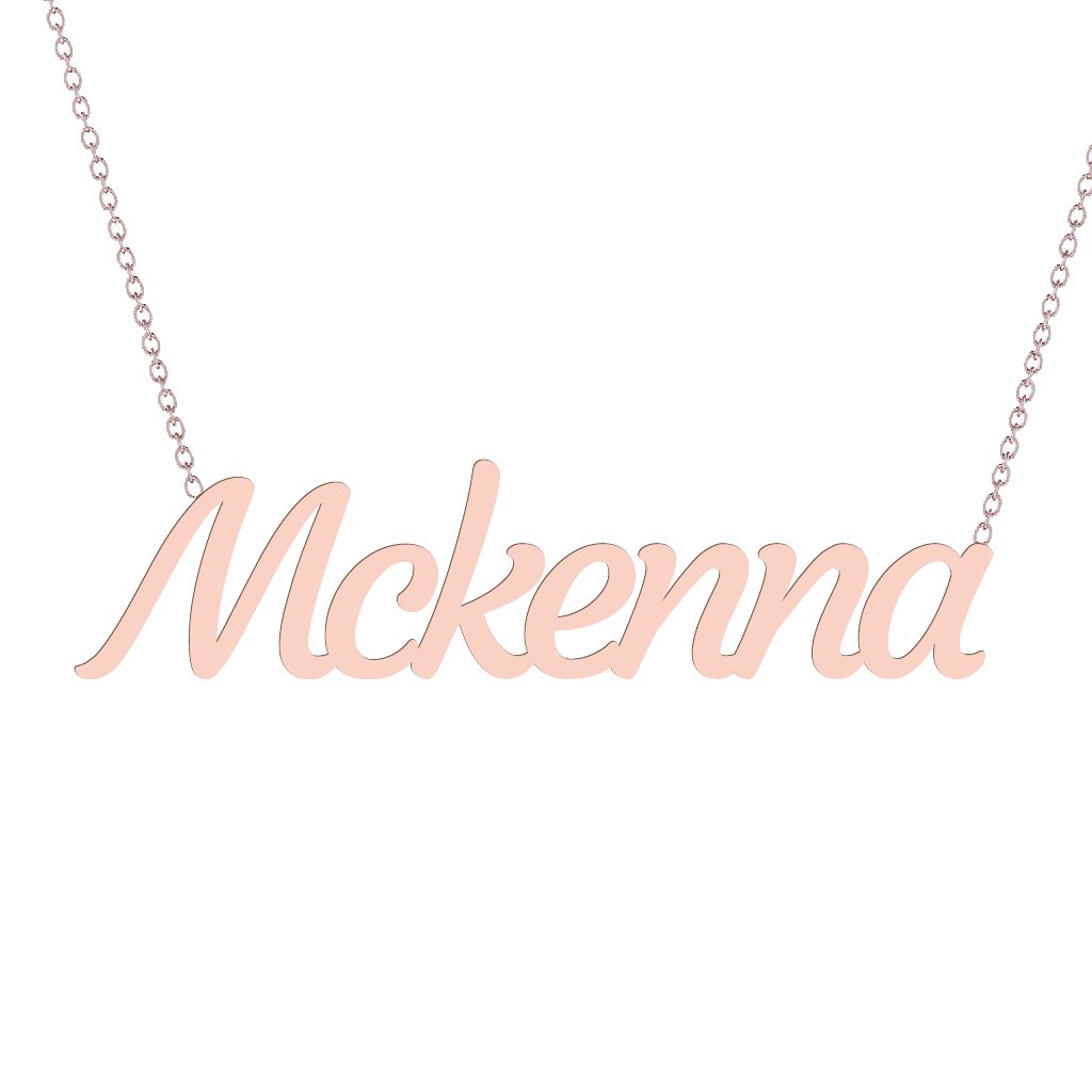 Gold Name Necklace - Mckenna