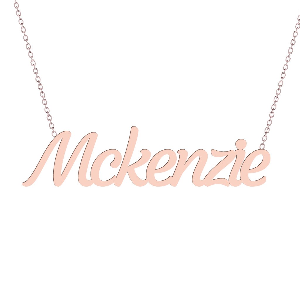 Gold Name Necklace - Mckenzie