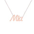 Gold Name Necklace - Mia