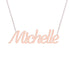 Gold Name Necklace - Michelle
