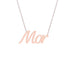 Gold Name Necklace - Mor
