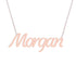 Gold Name Necklace - Morgan
