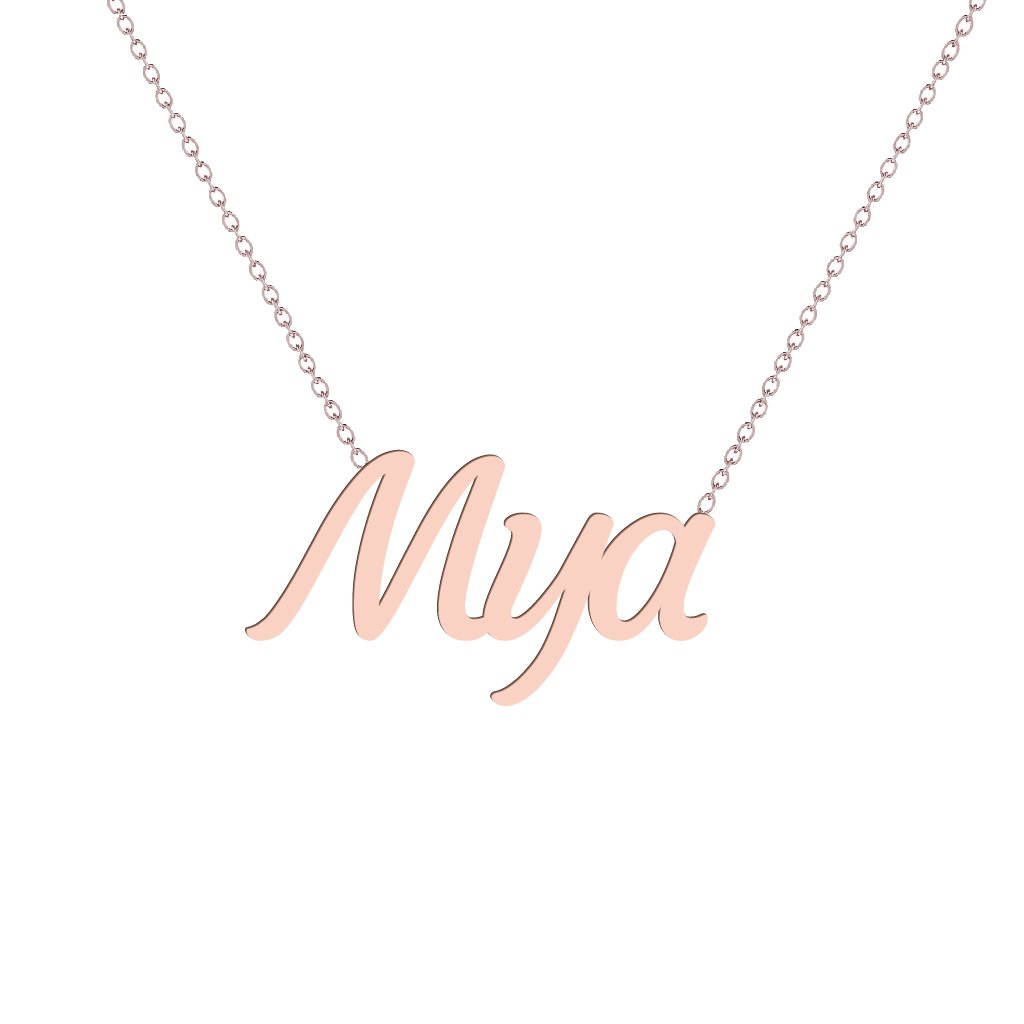 Gold Name Necklace - Mya