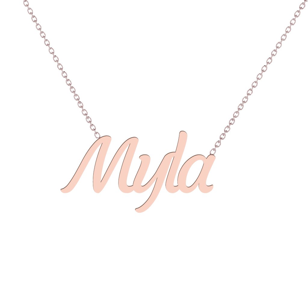 Gold Name Necklace - Myla