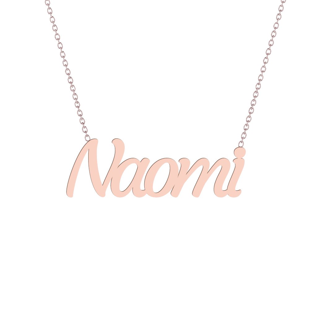 Gold Name Necklace - Naomi