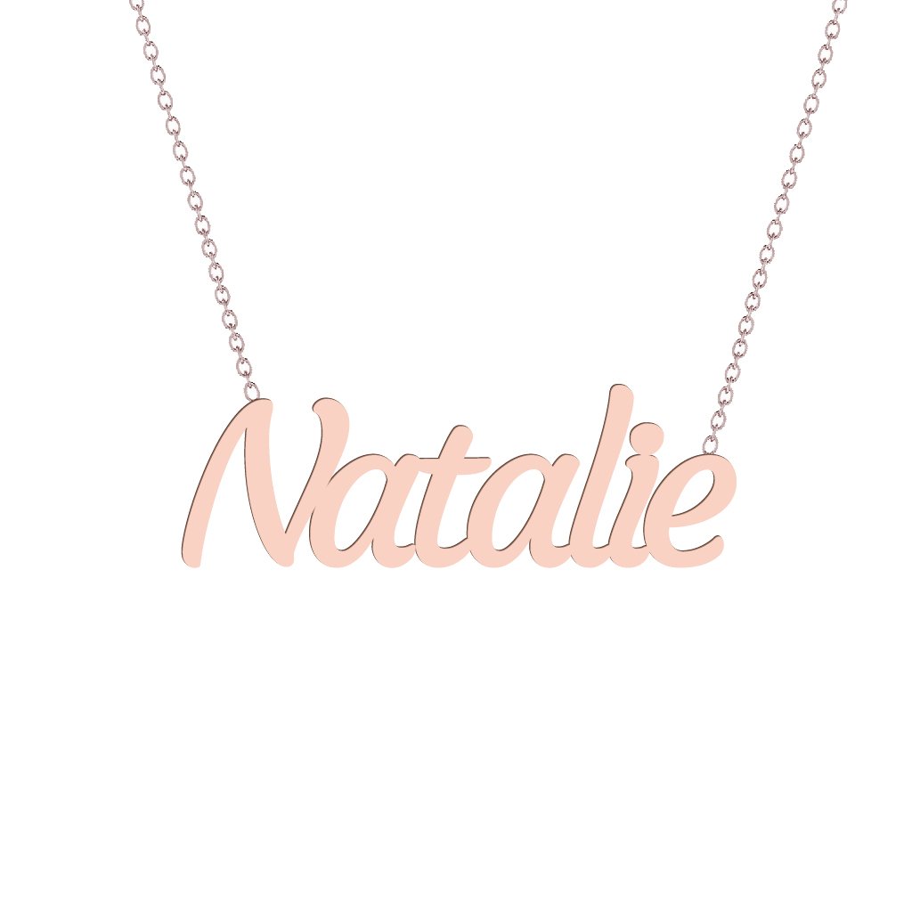 Gold Name Necklace - Natalie