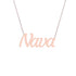 Gold Name Necklace - Nava
