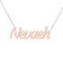 Gold Name Necklace - Nevaeh