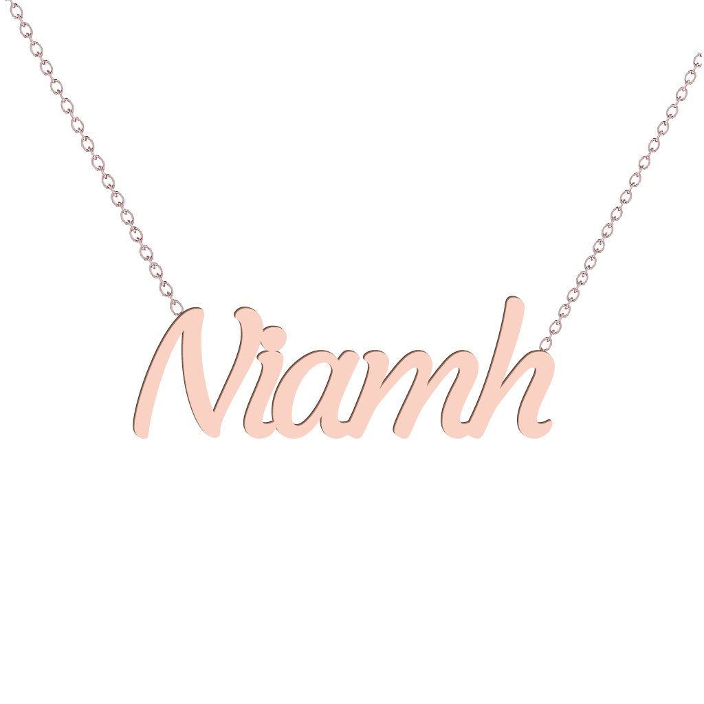 Gold Name Necklace - Niamh