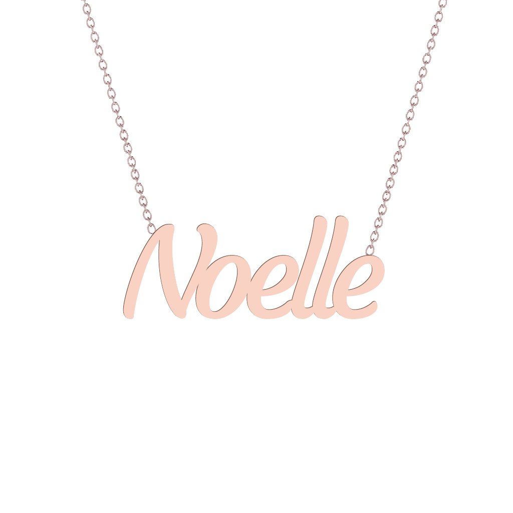 Gold Name Necklace - Noelle