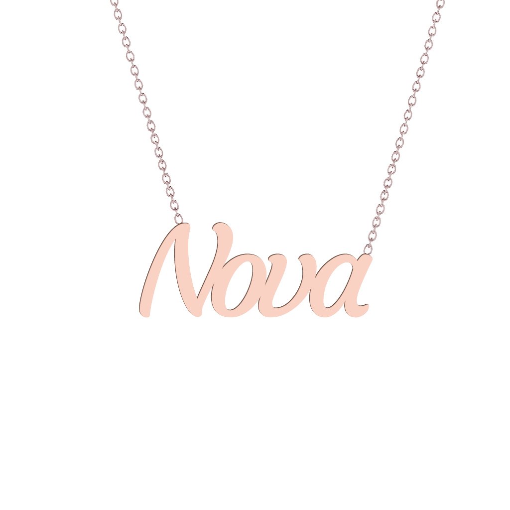 Gold Name Necklace - Nova
