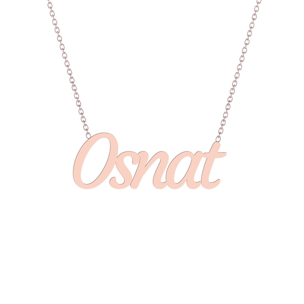Gold Name Necklace - Osnat