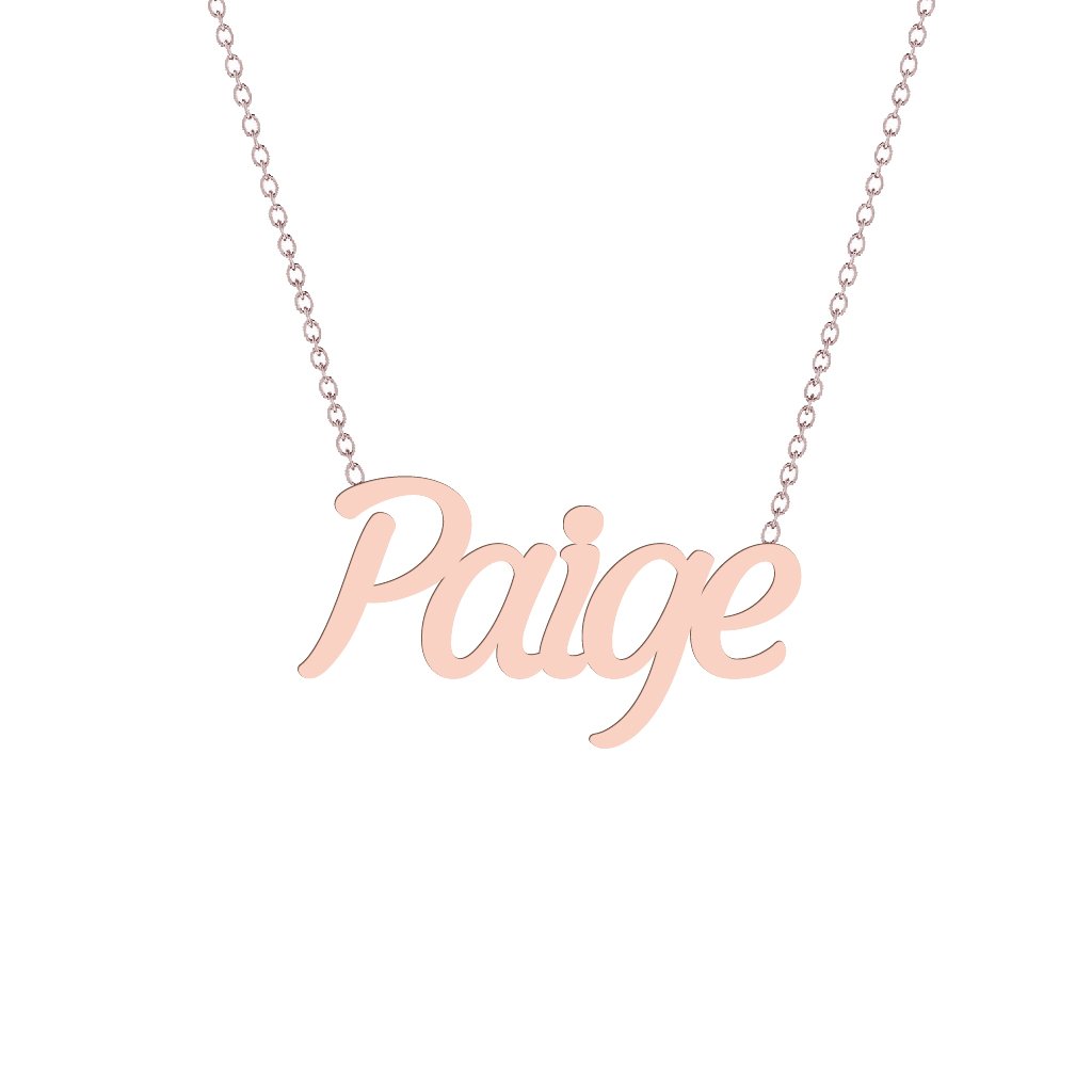Gold Name Necklace - Paige