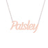 Gold Name Necklace - Paisley