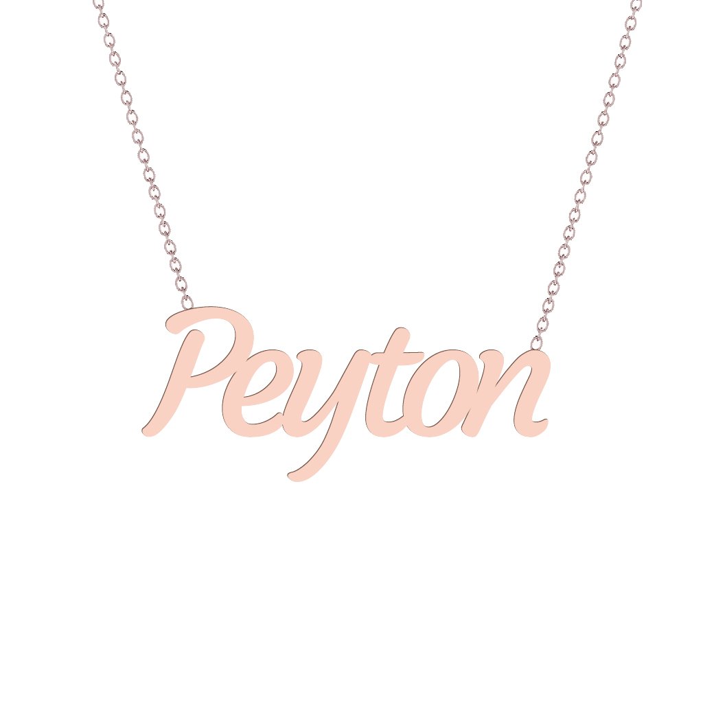 Gold Name Necklace - Peyton