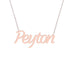 Gold Name Necklace - Peyton