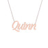 Gold Name Necklace - Quinn