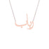 Gold Name Necklace - Rabab - رباب