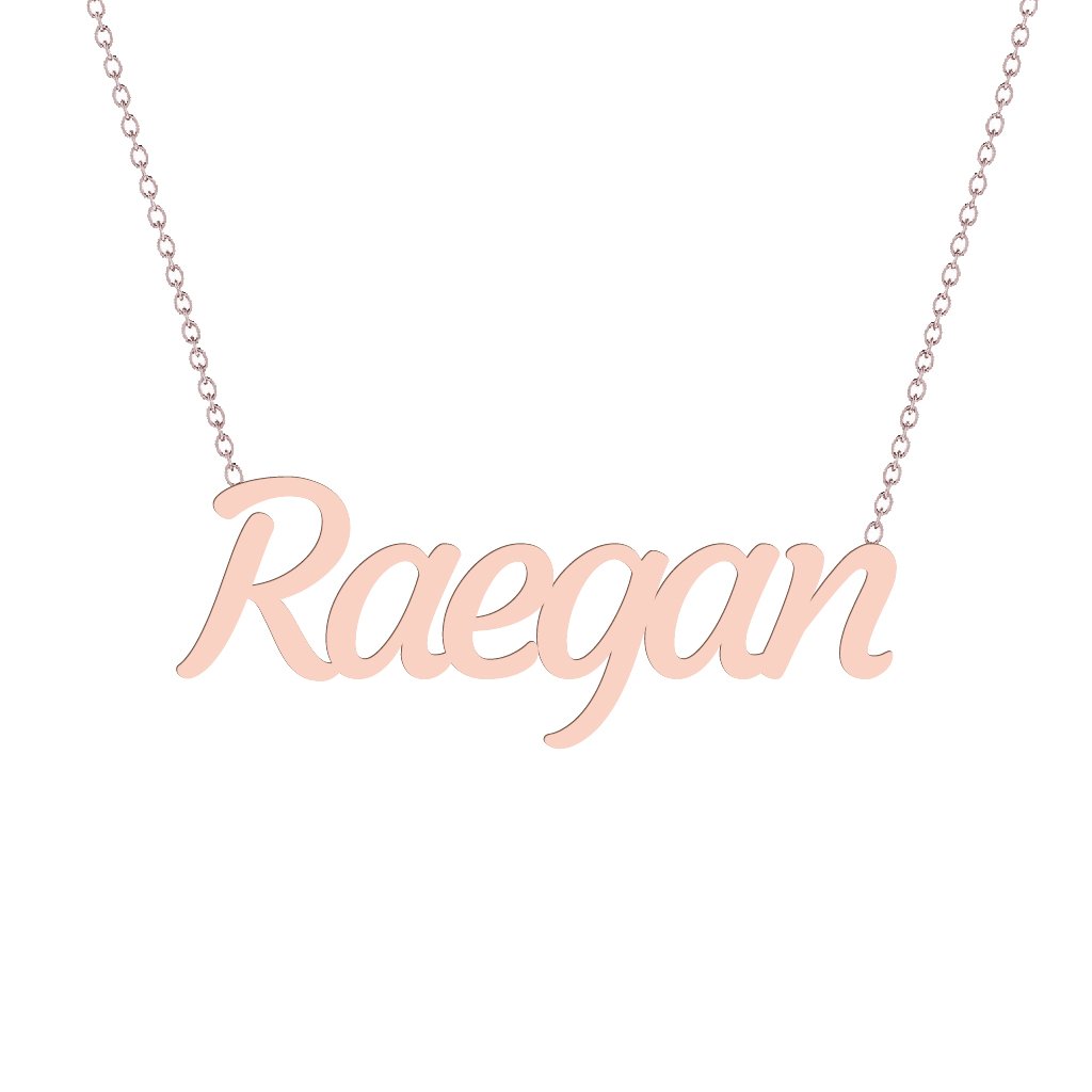 Gold Name Necklace - Raegan